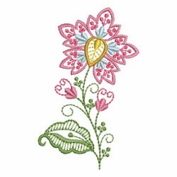 Vintage Jacobean Floral 3 10 machine embroidery designs