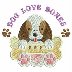 Cute Puppy 09 machine embroidery designs