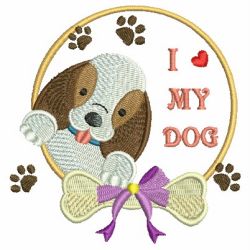 Cute Puppy 11 machine embroidery designs