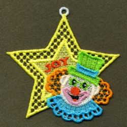 FSL Clown Ornaments 02 machine embroidery designs