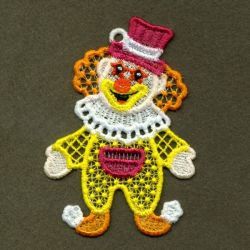 FSL Clown Ornaments 04 machine embroidery designs