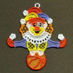 FSL Clown Ornaments 09 machine embroidery designs