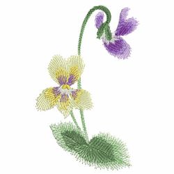 Watercolor Flowers In Bloom 02(Md)