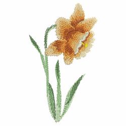 Watercolor Flowers In Bloom 07(Md) machine embroidery designs