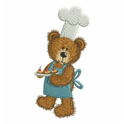 Bakery Bear 02 machine embroidery designs
