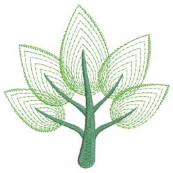 Rippled Retro Trees 2 10(Sm) machine embroidery designs