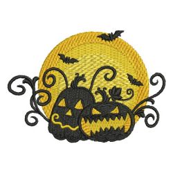 Halloween Silhouettes 03 machine embroidery designs