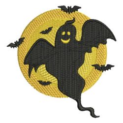 Halloween Silhouettes 08 machine embroidery designs