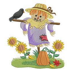 Scarecrow Scene 02 machine embroidery designs