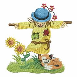 Scarecrow Scene 03 machine embroidery designs