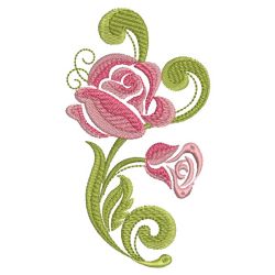 Abstract Roses 08(Md) machine embroidery designs