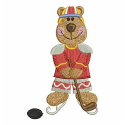 Sporty Bear 02 machine embroidery designs
