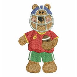 Sporty Bear 07 machine embroidery designs