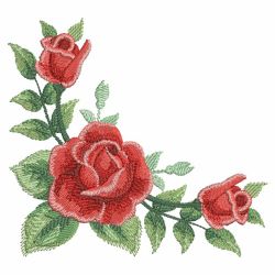 Watercolor Red Roses 03(Sm) machine embroidery designs