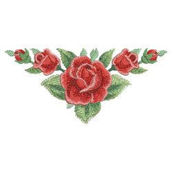 Watercolor Red Roses 10(Lg)