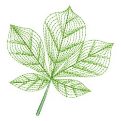 Rippled Leaves 10 machine embroidery designs