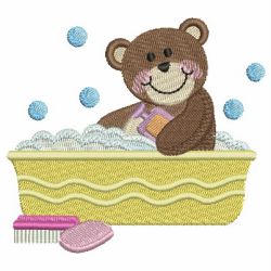 Bath Time Cuties 07 machine embroidery designs