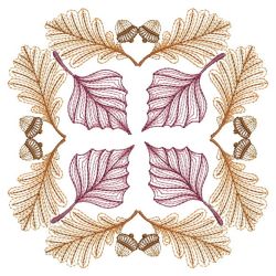 Rippled Autumn Leaves 2 03(Sm) machine embroidery designs