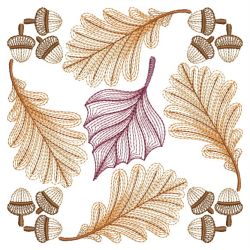 Rippled Autumn Leaves 2 05(Lg) machine embroidery designs