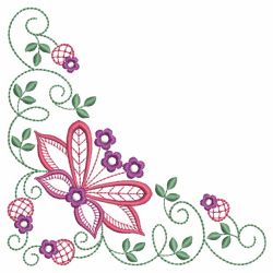 Vintage Jacobean Corner 02(Lg) machine embroidery designs