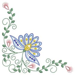 Vintage Jacobean Corner 05(Sm) machine embroidery designs