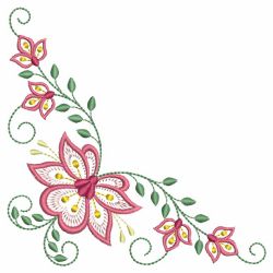 Vintage Jacobean Corner 08(Md) machine embroidery designs