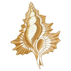 Sketched Seashells 06(Md) machine embroidery designs