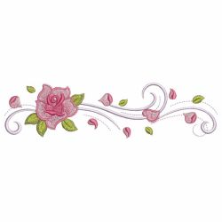 Flying Petal Borders 01 machine embroidery designs