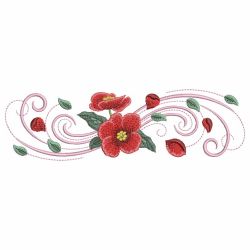 Flying Petal Borders 05 machine embroidery designs