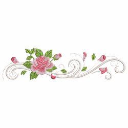 Flying Petal Borders 07 machine embroidery designs