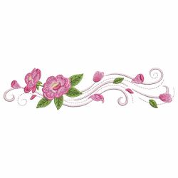 Flying Petal Borders 08 machine embroidery designs