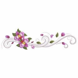 Flying Petal Borders 10 machine embroidery designs