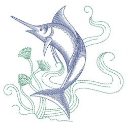 Sketched Sealife 06(Lg) machine embroidery designs