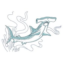 Sketched Sealife 07(Md) machine embroidery designs