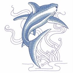 Sketched Sealife 09(Md) machine embroidery designs