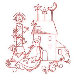 Redwork Bless Our Home 04(Lg)