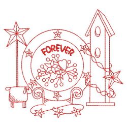 Redwork Bless Our Home 08(Sm) machine embroidery designs