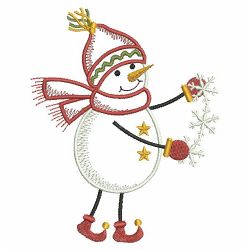 Vintage Snowman 2 03(Sm) machine embroidery designs