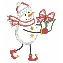 Vintage Snowman 2 05(Lg) machine embroidery designs