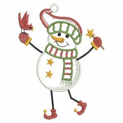 Vintage Snowman 2 07(Sm) machine embroidery designs