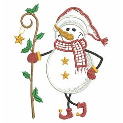 Vintage Snowman 2 08(Lg) machine embroidery designs