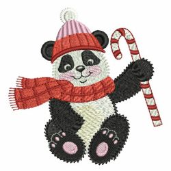 Christmas Panda 02 machine embroidery designs