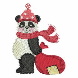 Christmas Panda 03 machine embroidery designs