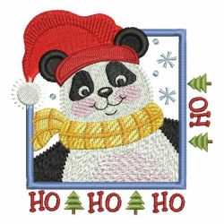 Christmas Panda 04 machine embroidery designs