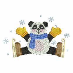Christmas Panda 05 machine embroidery designs
