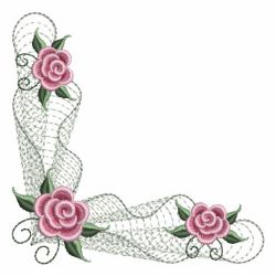 Pearl Roses Corners 2 03 machine embroidery designs