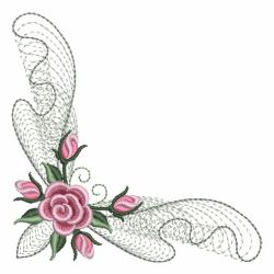 Pearl Roses Corners 2 04 machine embroidery designs