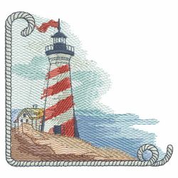 Watercolor Lighthouses 10(Md) machine embroidery designs