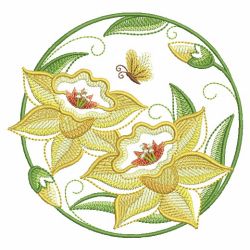 Blooming Circle 01(Md) machine embroidery designs