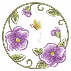 Blooming Circle 03(Lg) machine embroidery designs